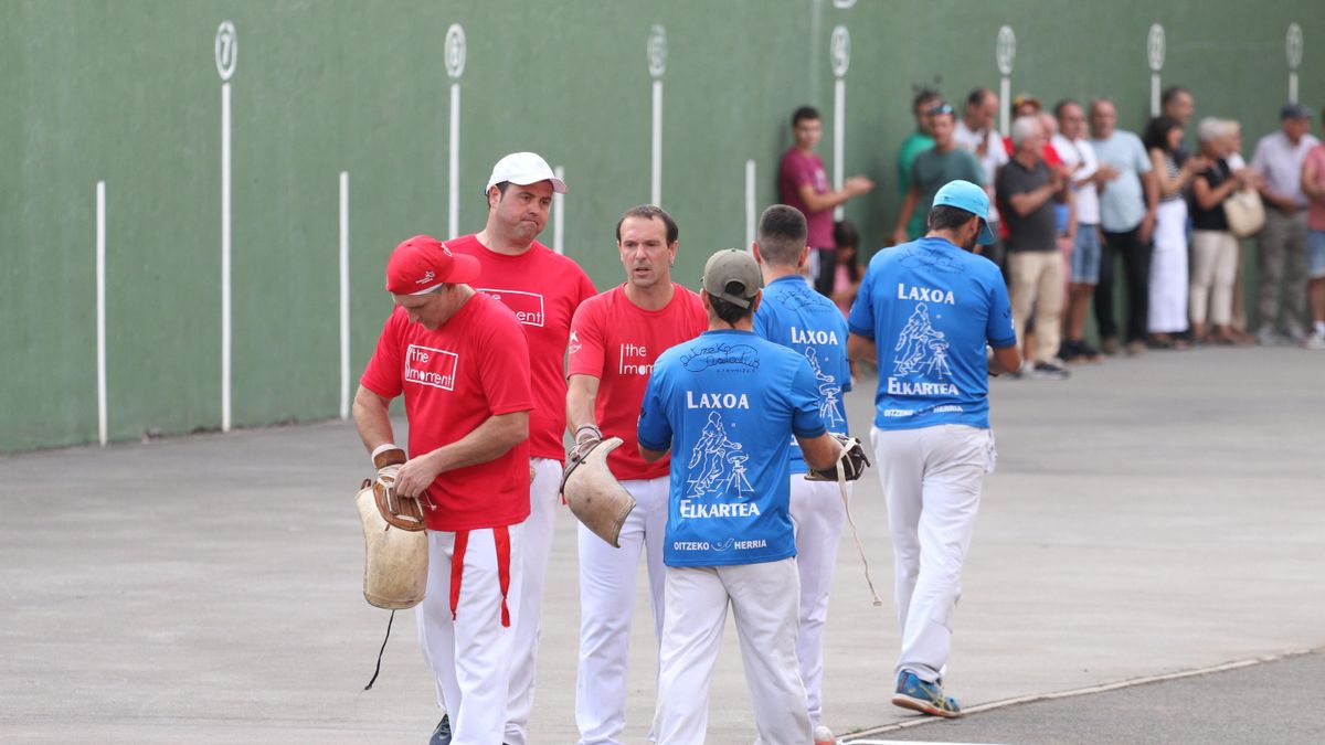 Final del partido de Laxoa