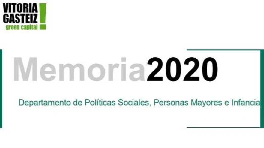 Memoria del área de Políticas Sociales del Ayuntamiento de Vitoria