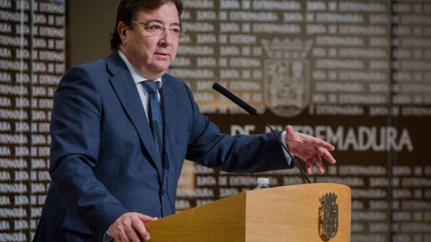 El presidente de la Junta de Extremadura, Guillermo Fernández Vara