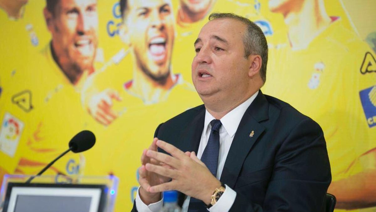 El presidente de la UD Las Palmas, Miguel Ángel Ramírez: "El partido que defiende los intereses de Canarias es CC"