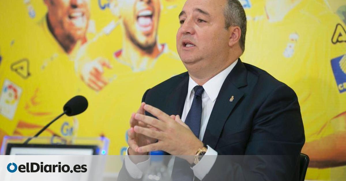 El presidente de la UD Las Palmas, Miguel Ángel Ramírez: El partido que defiende los intereses de Canarias es CC