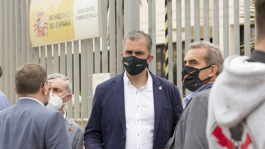 El secretario general de Vox, Javier Ortega Smith, en una foto de archivo en Melilla