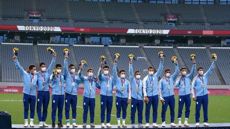 Primera medalla para Argentina: Los Pumas 7 vencieron a Gran Bretaña y ganaron el bronce en Tokio 2020