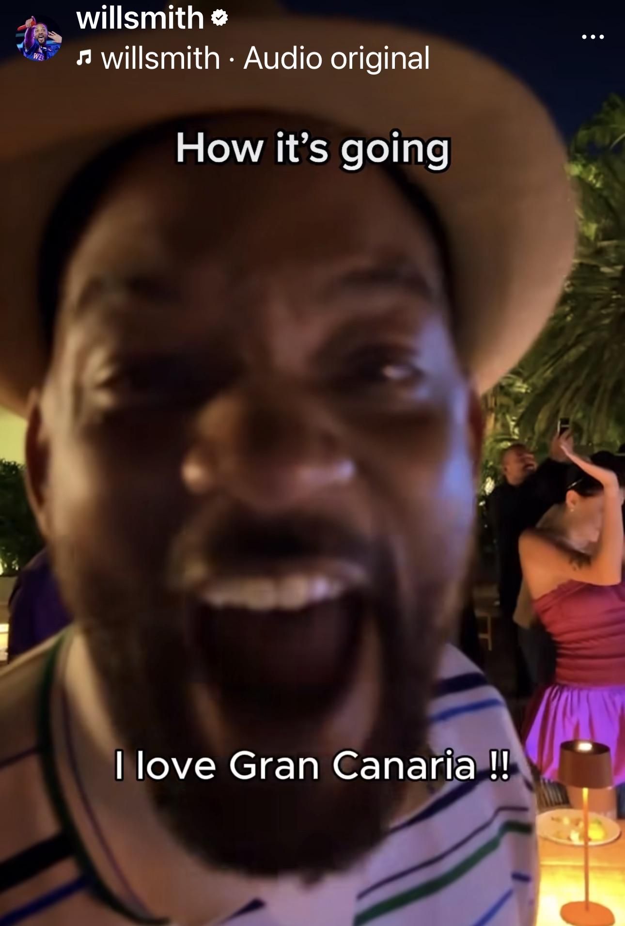 Will Smith, este año en el Estadio de Gran Canaria.