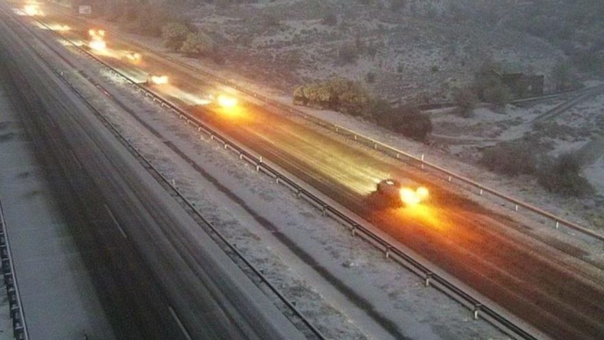 Lluvia, nieve y granizo provocan más de una quincena de accidentes de tráfico en Castilla-La Mancha