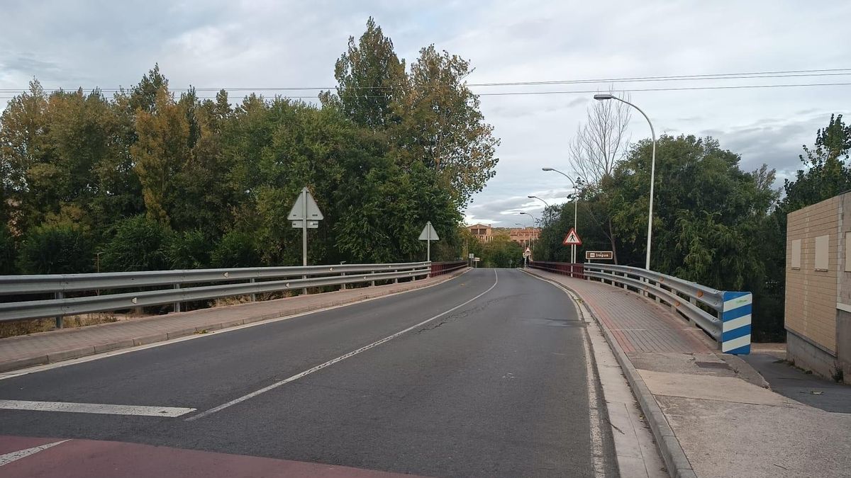 Carretera LR-256 en Albelda de Iregua