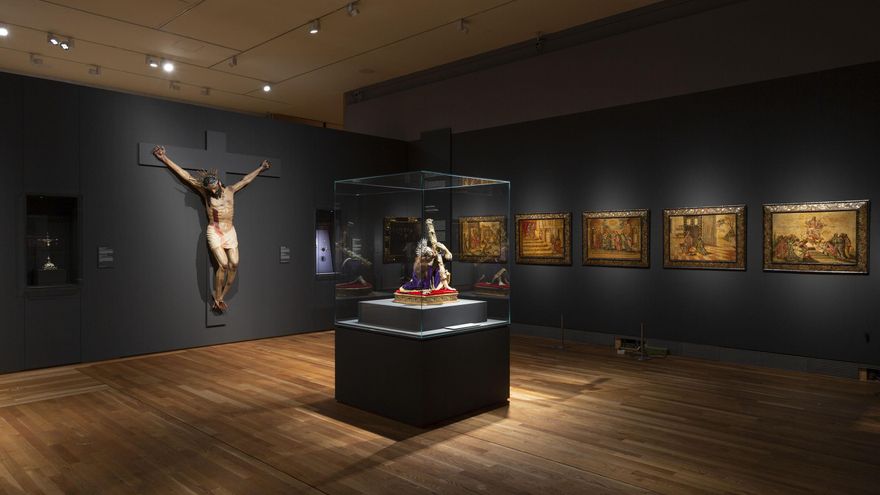 Otra de las salas de la exposición 'Tornaviaje. Arte Iberoamericano en España'