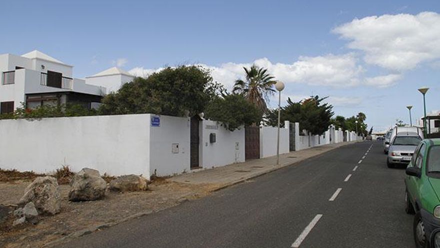 Calle Chabusquillo, en la parte norte de la urbanización de La Bufona.