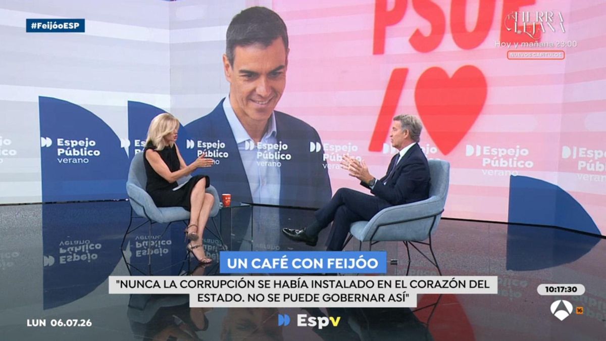 Entrevista de Alberto Núñez Feijóo en 'Espejo Público'