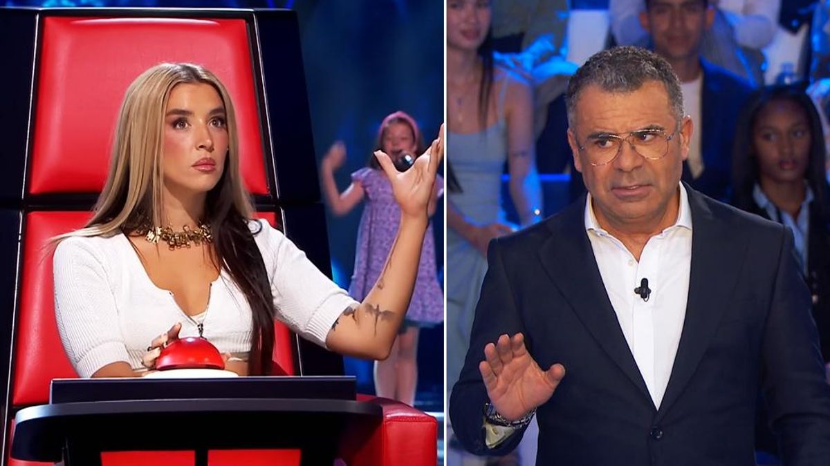 Lola Índigo en 'La Voz Kids' / Jorge Javier Vázquez en 'Hay una cosa que te quiero decir'