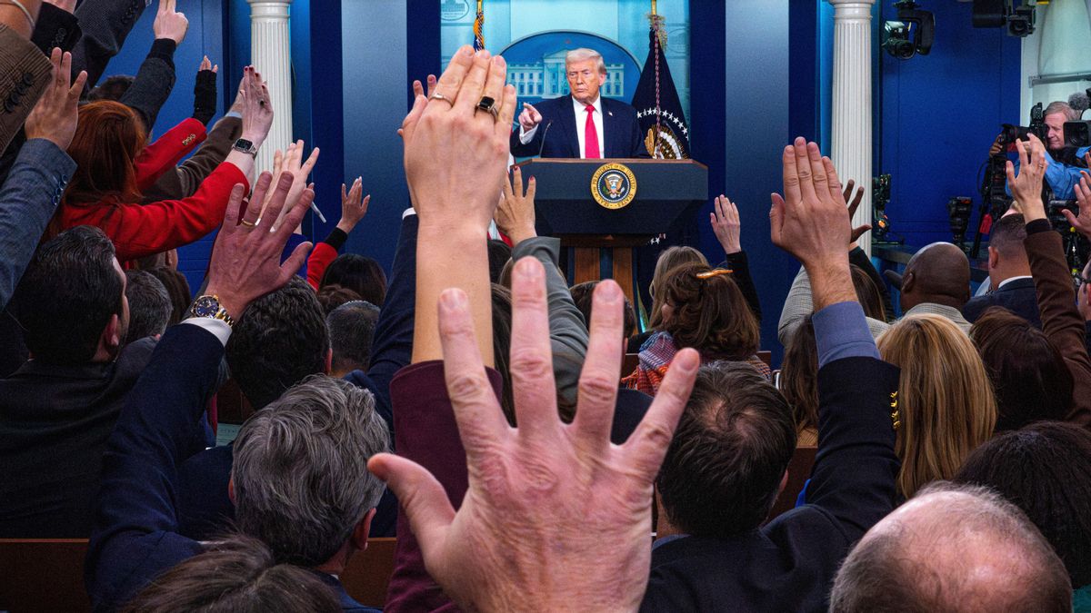 Trump, en la sala de prensa de la Casa Blanca, en una imagen de enero de 2026