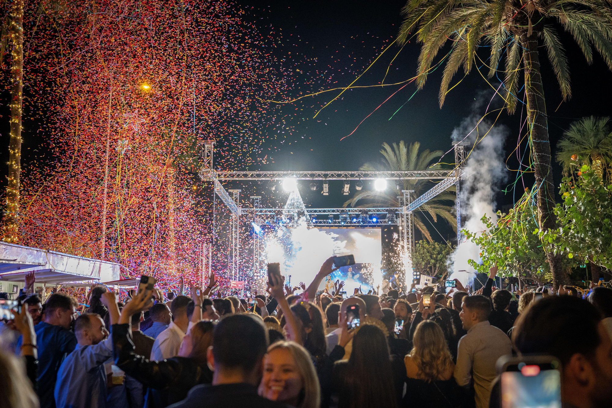 Despedida de 2023 en la Avenida Marítima.
