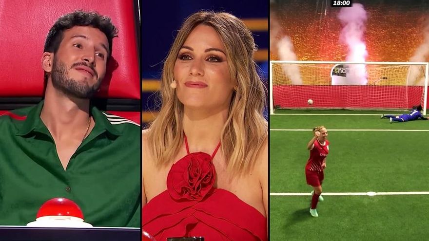 'La Voz Kids' (9.5%) y 'Got Talent' (6.8%) tiemblan por la Copa del Rey, y la Queens League (3.5%) llega discreta a Cuatro