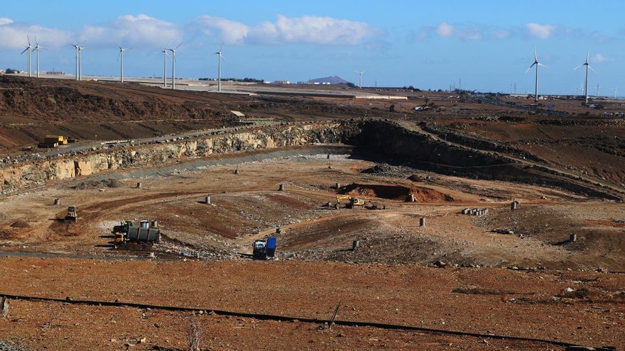 Vertedero al sur de Gran Canaria
