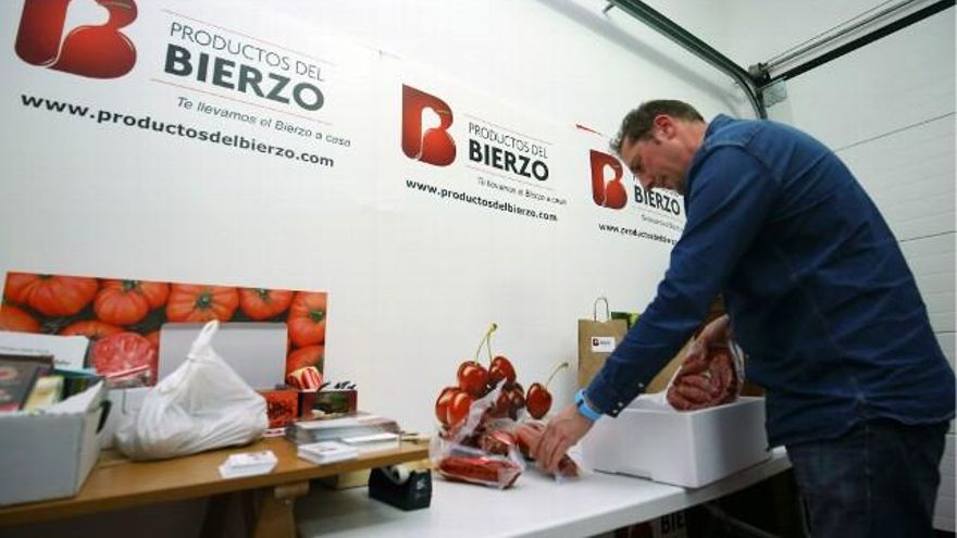 César Sánchez / ICAL Alberto Tascón, propietario de la empresa productosdelbierzo.com en el Bierzo