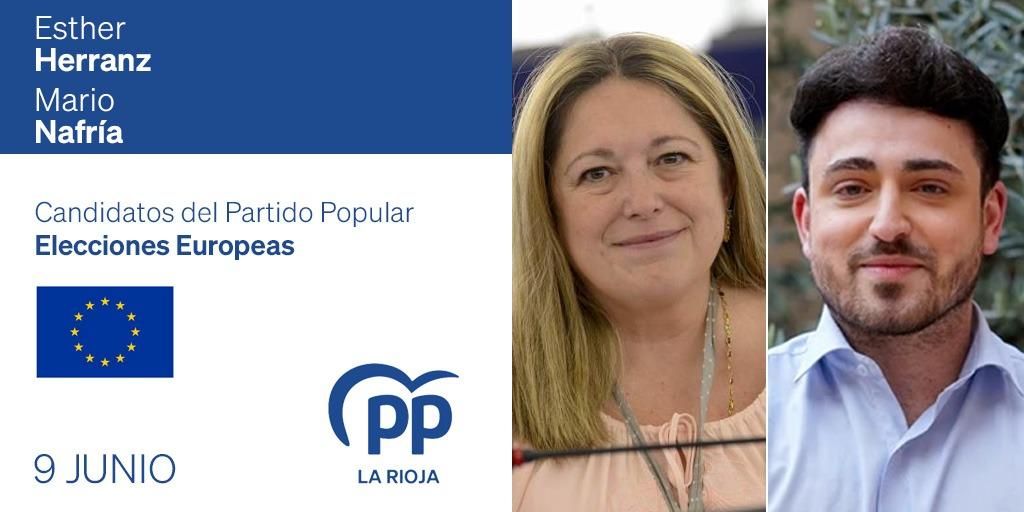 Candidatos del PP de La Rioja a las Elecciones Europeas