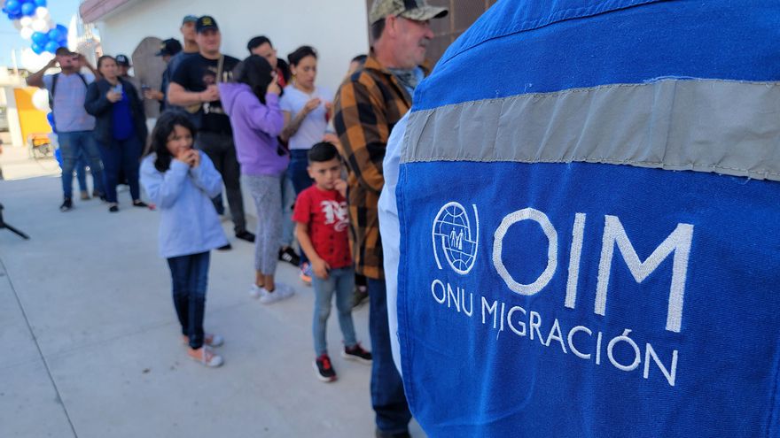 Centro para migrantes de la ONU abre en la frontera de México-EEUU ante el constante flujo