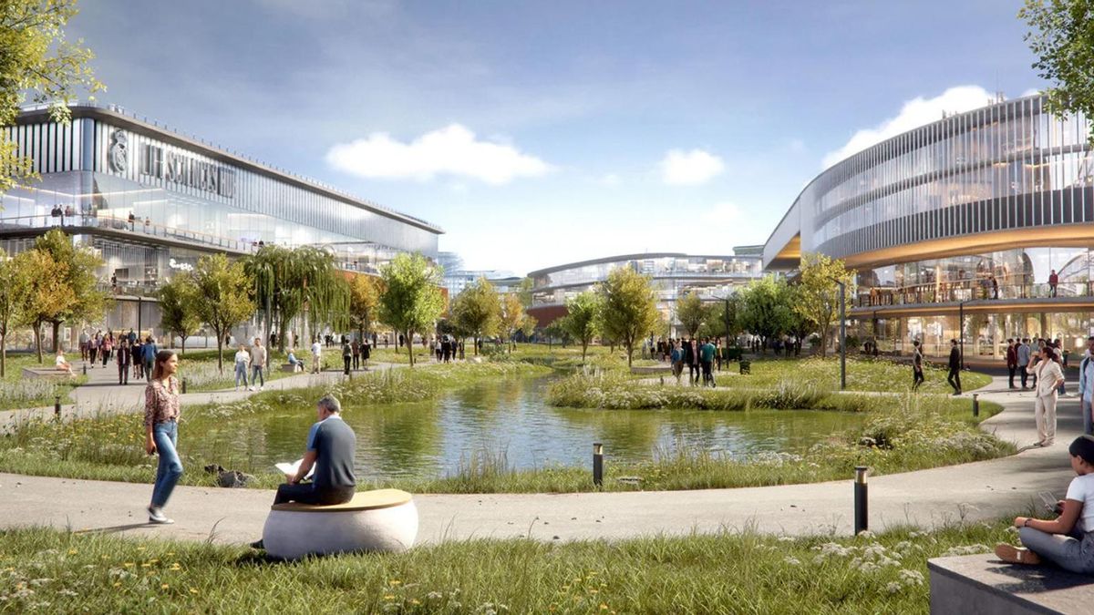 Recreación del futuro MID en Valdebebas