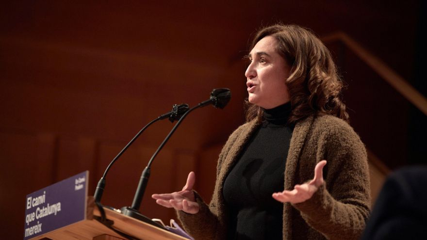 La alcaldesa de Barcelona, Ada Colau. EFE/David Borrat/Archivo