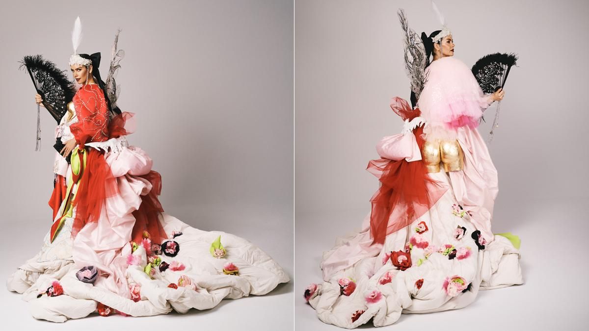 La capa del vestido de Cristina Pedroche para las Campanadas 2025 2026 de Atresmedia