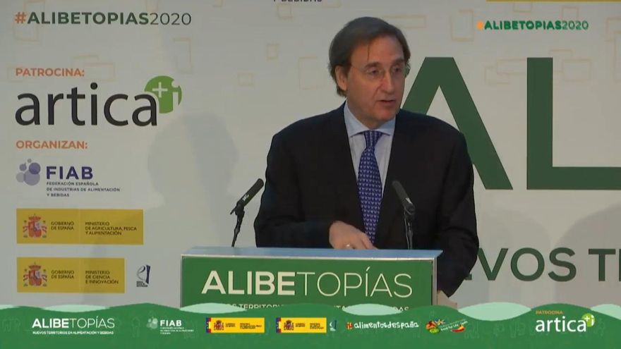 Tomás Pascual, presidente de FIAB, durante un acto.