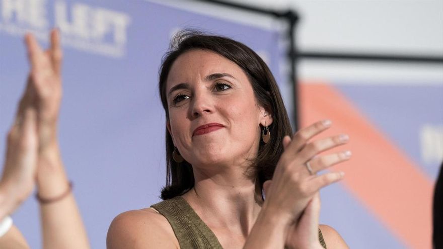 La eurodiputada de Podemos Irene Montero, en junio de 2025