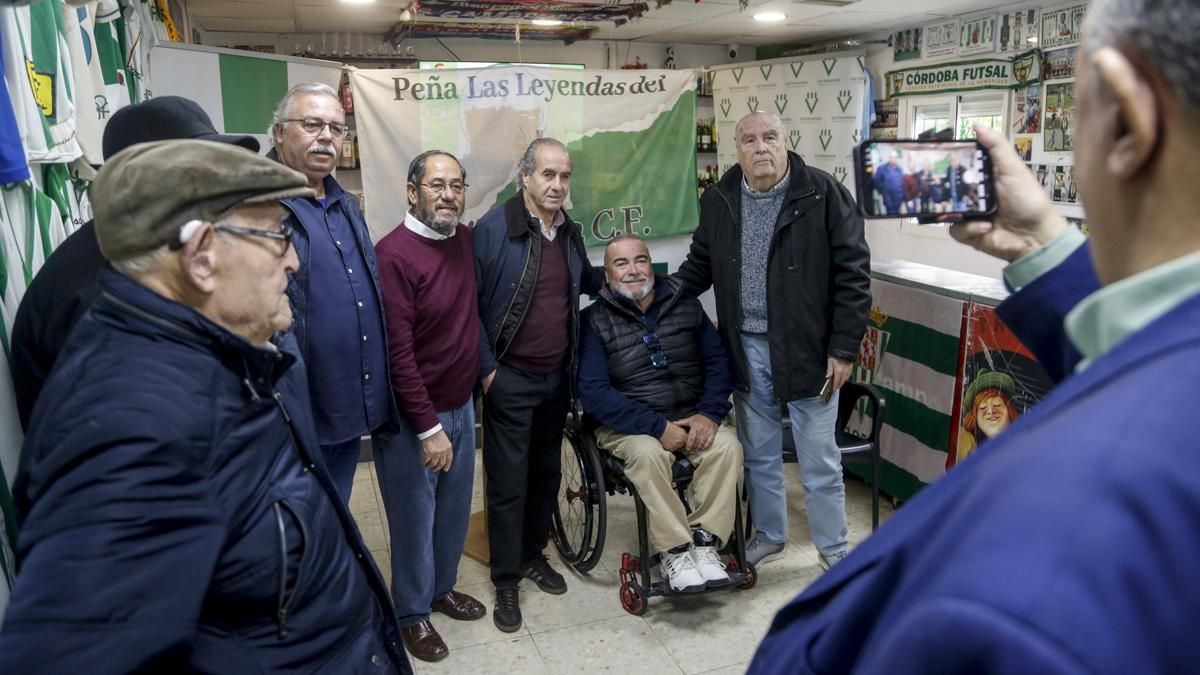 Homenaje a Pepín en la Peña Leyendas del Córdoba CF