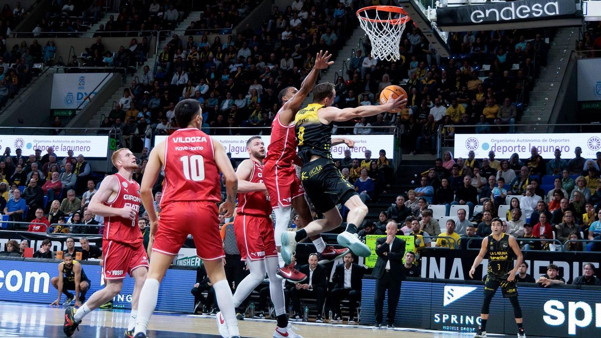 La Laguna Tenerife evita, sin Mills, el órdago de un combativo Girona