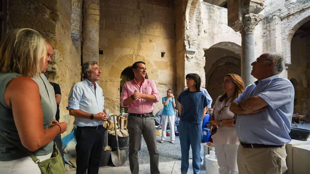 Las obras en el antiguo convento de Santa Clara alcanzan su ecuador
