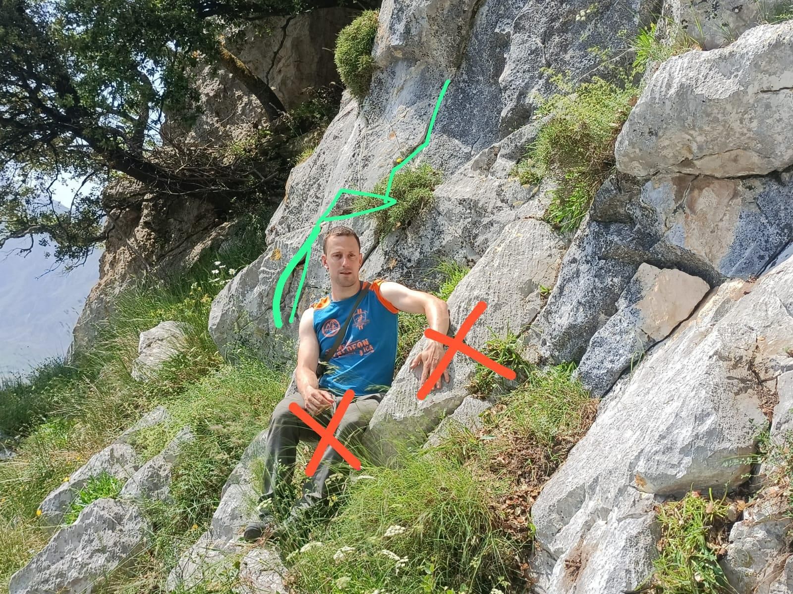 Foto realizada el día que se identificó el lugar exacto donde se realizó la toma de los guerrilleros.