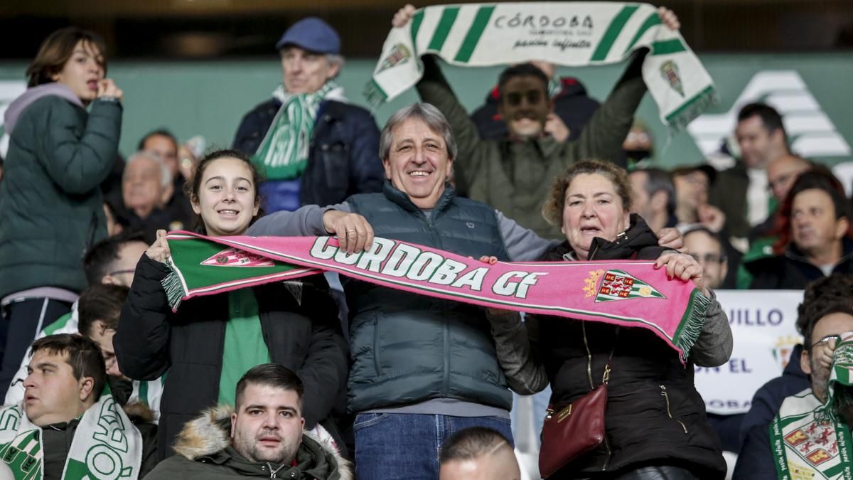 Grada Blanquiverde del Córdoba CF - Real Valladolid CF