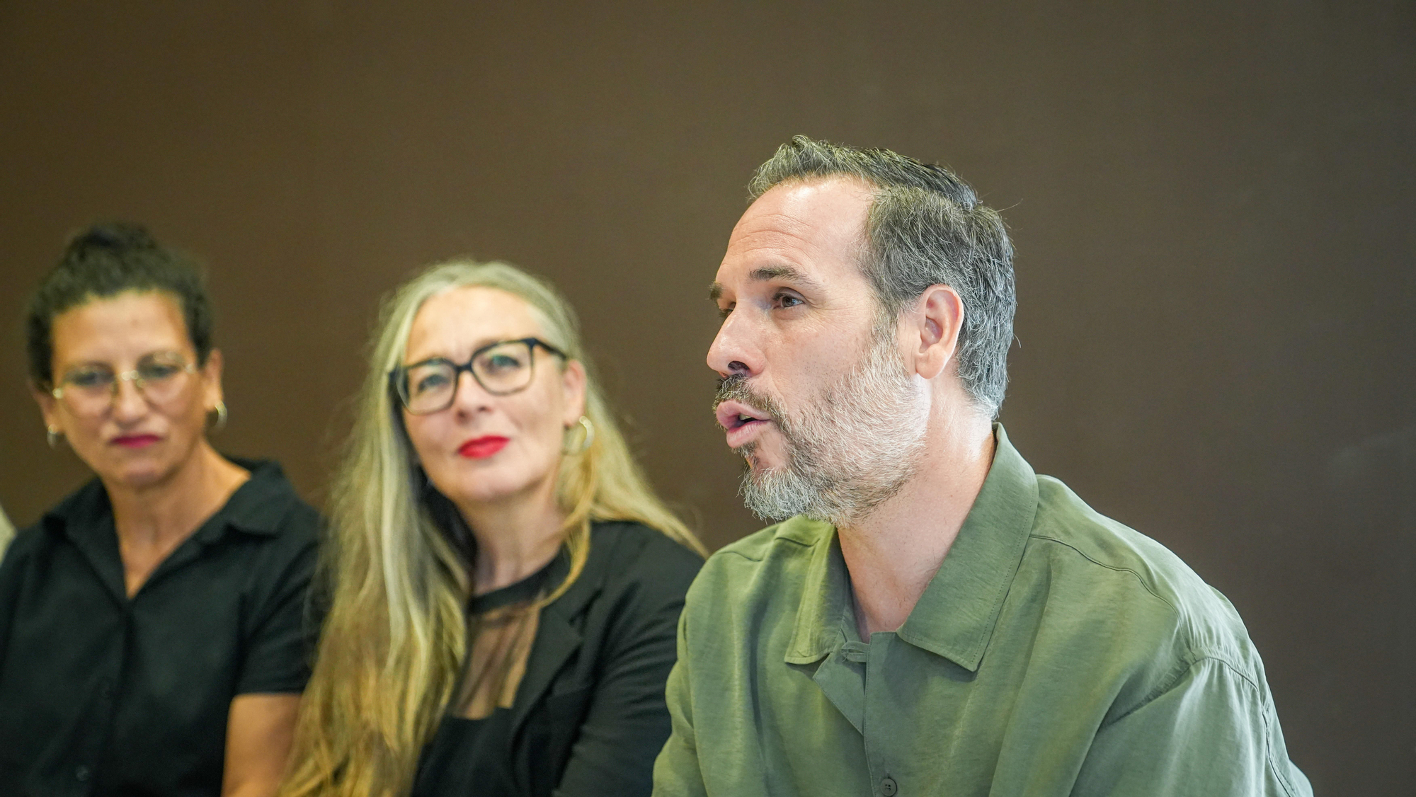 Los creadores Manuel Ruiz, Margarita Merino, Pepa Ortuño y Nieves Pedraza presentan sus proyectos desarrollados en el Teatro de la Axerquía