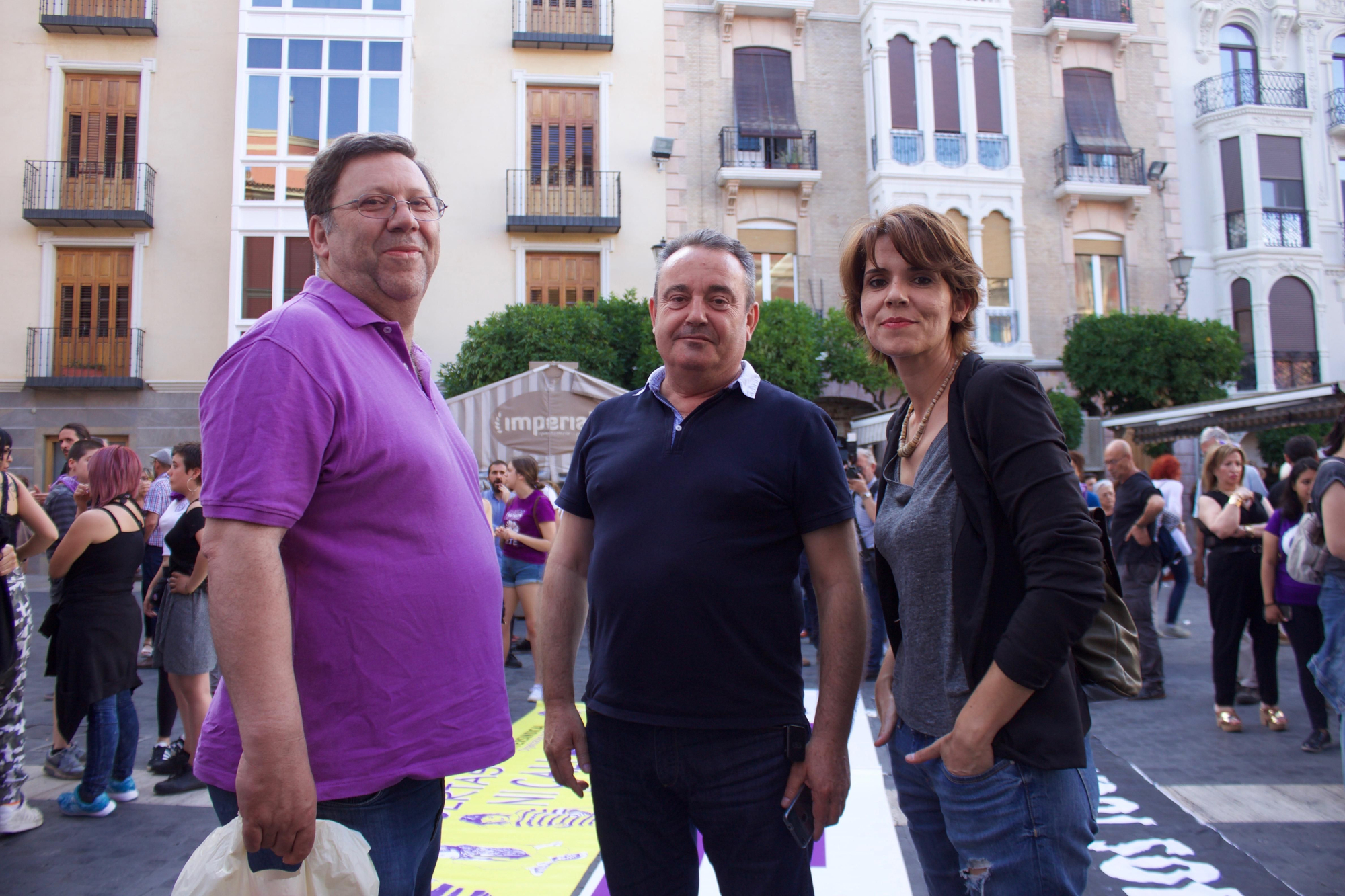 Convocatoria contra la violencia machista en la plaza Belluga/ ELISA RECHE