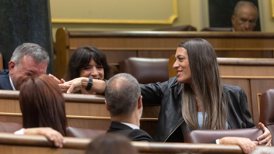 La portavoz de Junts en el Congreso, Miriam Nogueras