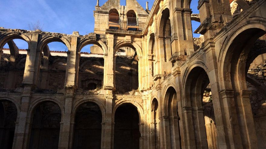 El claustro, después de la intervención