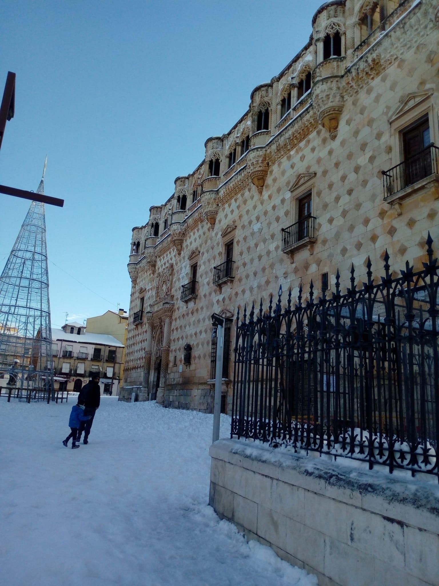 Palacio del Infantado de Guadalajara, el 10 de enero de 2021