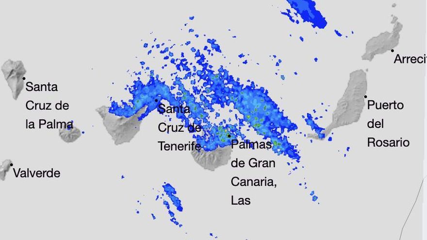Protección Civil y Emergencias del Ministerio del Interior alertan a Canarias de los efectos de la Dana este fin de semana