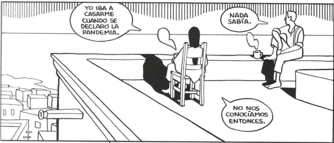 Viñeta del cómic 'Saquen sus muertos' de Rayco Pulido.