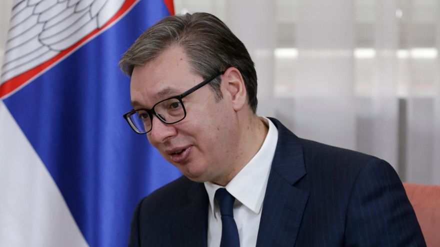 El presidente de Serbia, Aleksandar Vucic, en una fotografía de archivo. EFE/EPA/ANDREJ CUKIC