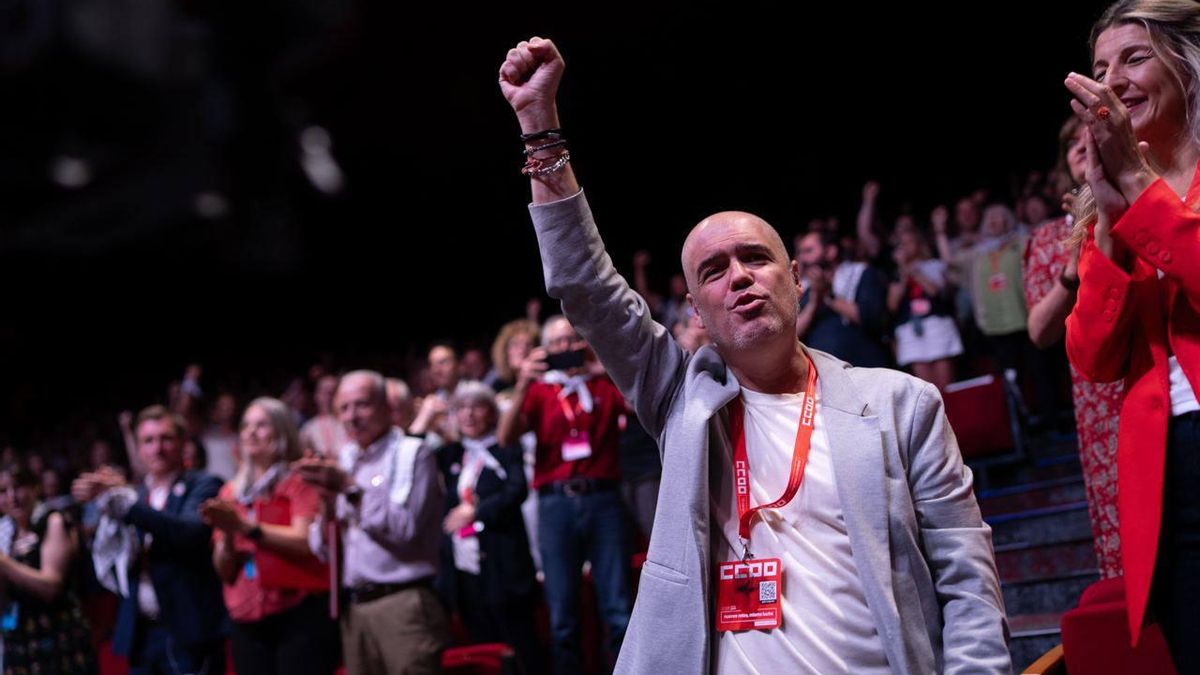 Unai Sordo es reelegido líder de CCOO para su último mandato y anuncia protestas para reducir la jornada laboral