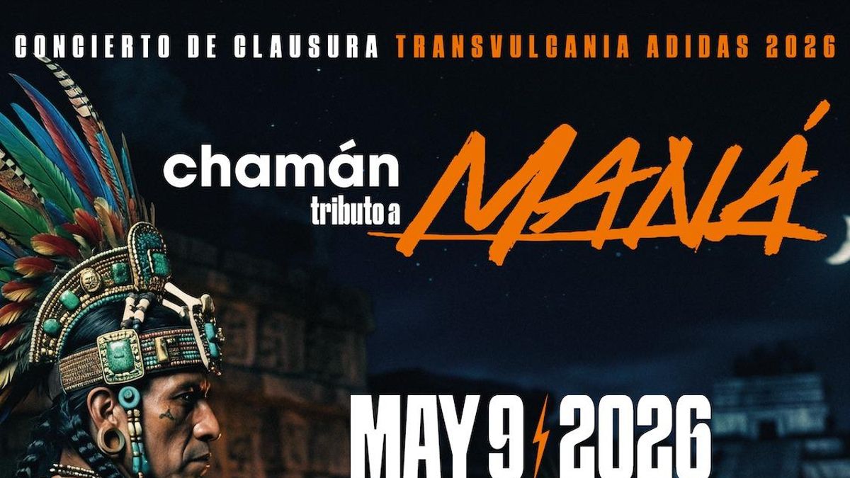 Chamán, tributo oficial a Maná en Europa, pondrá el broche musical a la Transvulcania Adidas 2026
