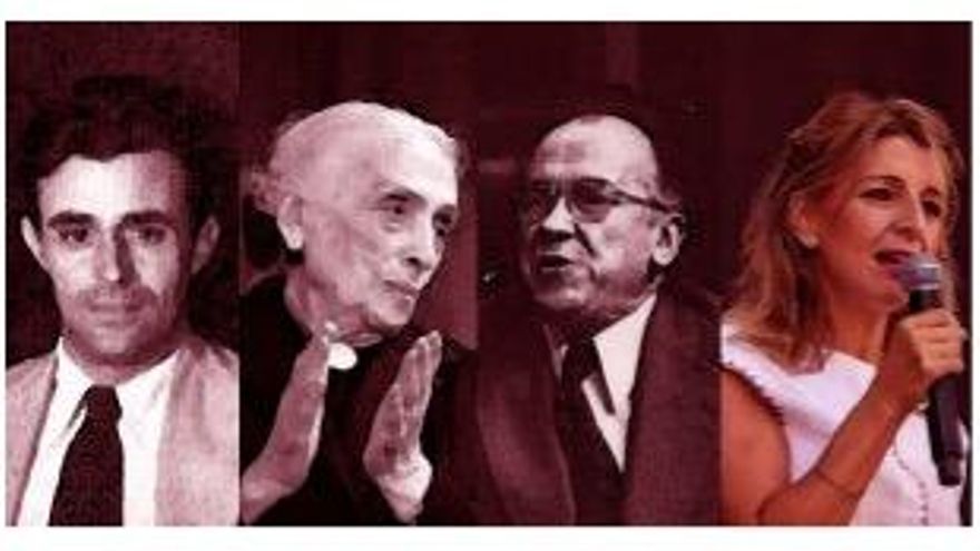 José Díaz, la Pasionaria, Carrillo, Yolanda Díaz.