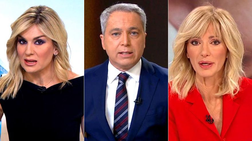 Antena 3 se infla por la 'resaca' de la carta de Sánchez, con récords para Golpe (24.3%), Vallés (20.7%) y Griso (15.5%)