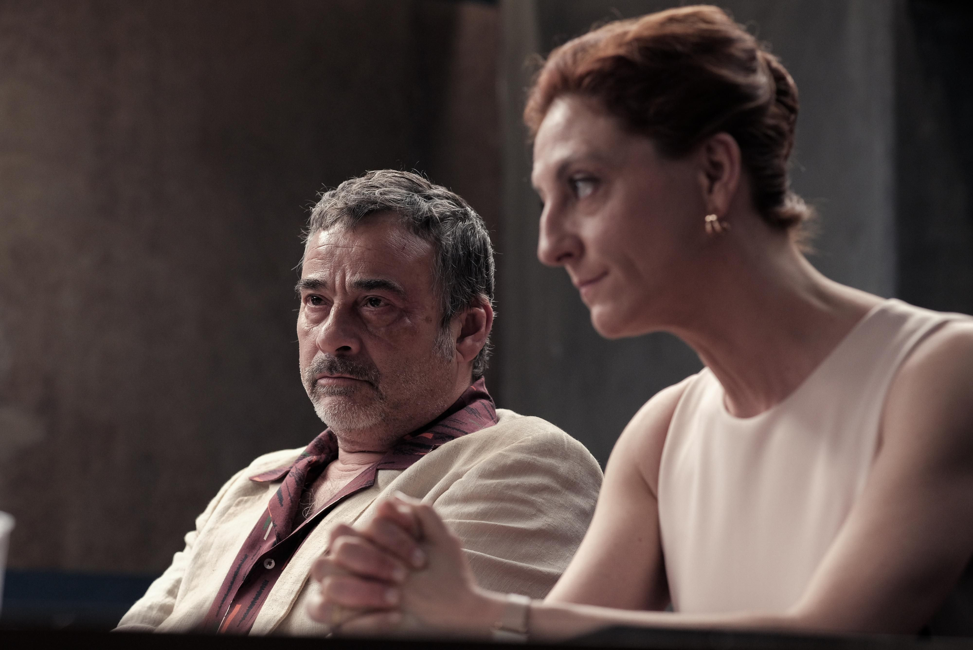 Eduard Fernández y Nuria Mencia en 'Criminal'