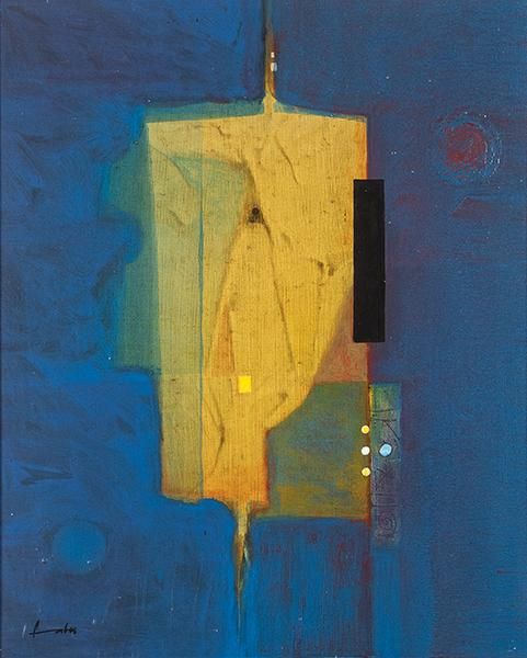 Levitación. 1974. Óleo sobre lienzo.