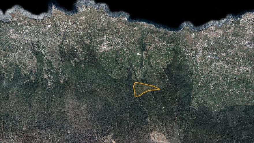 Zona afectada por el incendio