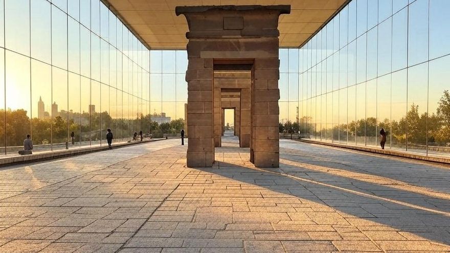 Chaparrón de críticas y reproches al Ayuntamiento de Madrid en redes por no cubrir el templo de Debod