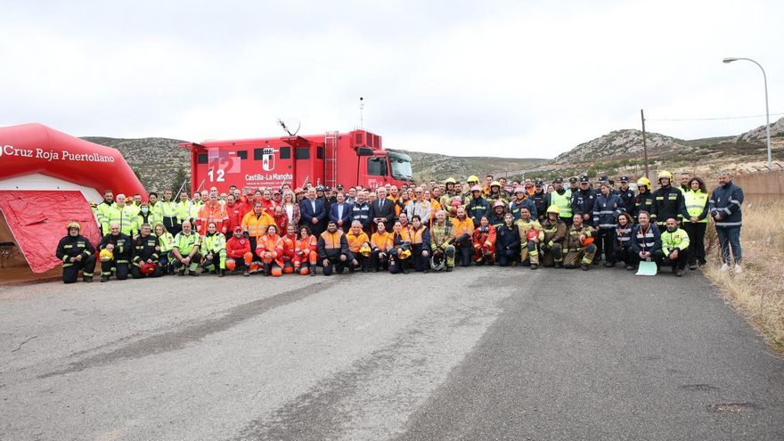 Simulacro de emergencia en REPSOL Puertollano