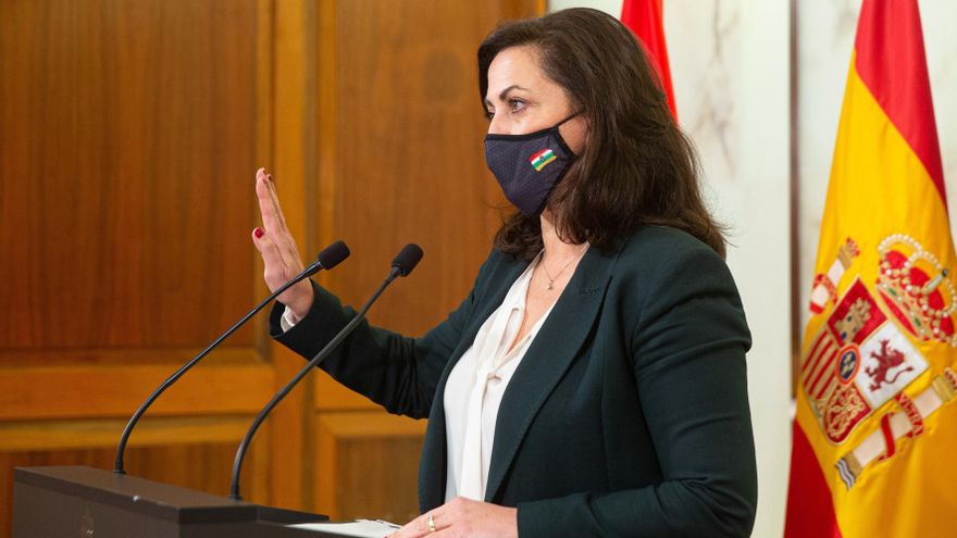 La presidenta del Gobierno de La Rioja, Concha Andreu. EFE/Raquel Manzanares/Archivo