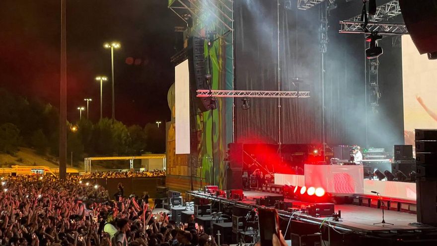 La actuación de Bizarrap en el Boombastic Madrid